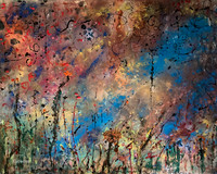dancing in the garden 18x20