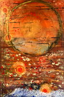 the sun is always rising 36x24