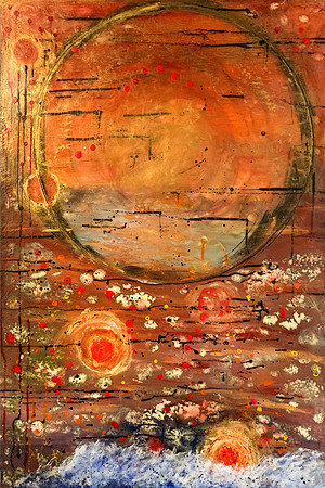 the sun is always rising 36x24